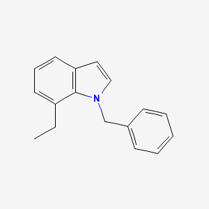 molecular formula C17H17N B11483047 1-benzyl-7-ethyl-1H-indole 