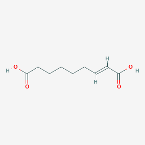 molecular formula C₉H₁₄O₄ B1148306 (E)-壬-2-二烯二酸 CAS No. 72461-80-4