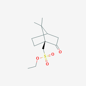 B1148307 ethyl [(1S)-7,7-dimethyl-2-oxobicyclo[2.2.1]heptan-1-yl]methanesulfonate CAS No. 154335-57-6