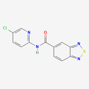 N-(5-chloropyridin-2-yl)-2,1,3-benzothiadiazole-5-carboxamide