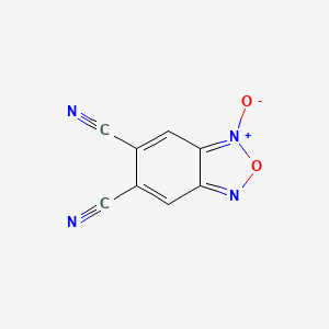 2,1,3-Benzoxadiazole-5,6-dicarbonitrile 1-oxide