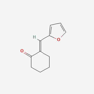 molecular formula C11H12O2 B1148325 (E)-2-(Furan-2-ylmethylene)cyclohexanone CAS No. 136118-15-5