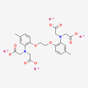 molecular formula C24H24K4N2O10 B1148327 5,5'-Dimethyl BAPTA tetrapotassium salt CAS No. 73630-09-8