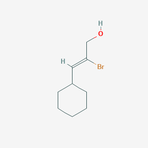 molecular formula C9H15BrO B1148328 2-Bromo-3-cyclohexyl-prop-2-EN-1-OL CAS No. 127652-85-1