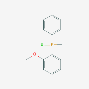 molecular formula C14H18BOP B1148329 Methylphenyl(2-methoxyphenyl)phosphoranylideneboron CAS No. 129212-59-5