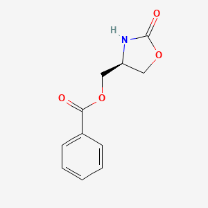 molecular formula C11H11NO4 B1148330 (4S)-4-(Benzoyloxymethyl)oxazolidine-2-one CAS No. 136015-44-6