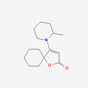 4-(2-Methylpiperidin-1-yl)-1-oxaspiro[4.5]dec-3-en-2-one