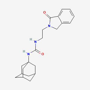 molecular formula C21H27N3O2 B11483416 N-1-adamantyl-N'-[2-(1-oxo-1,3-dihydro-2H-isoindol-2-yl)ethyl]urea 