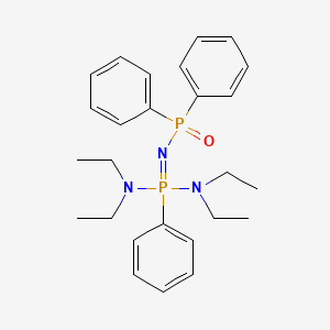 molecular formula C26H35N3OP2 B11483442 [Bis(diethylamino)(phenyl)-lambda5-phosphanylidene](diphenylphosphoroso)amine 