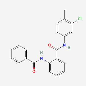 2-benzamido-N-(3-chloro-4-methylphenyl)benzamide