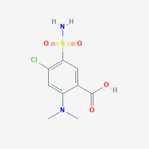 4-Chloro-2-(dimethylamino)-5-sulfamoylbenzoic acid