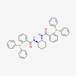 2-diphenylphosphanyl-N-[(1R,2R)-2-[(2-diphenylphosphanylbenzoyl)amino]cyclohexyl]benzamide