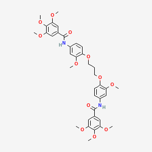 N,N'-{propane-1,3-diylbis[oxy(3-methoxybenzene-4,1-diyl)]}bis(3,4,5-trimethoxybenzamide)