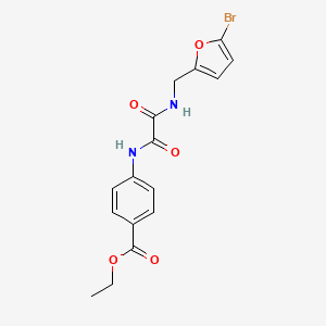 Ethyl 4-{[{[(5-bromofuran-2-yl)methyl]amino}(oxo)acetyl]amino}benzoate