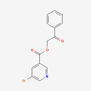 2-Oxo-2-phenylethyl 5-bromopyridine-3-carboxylate