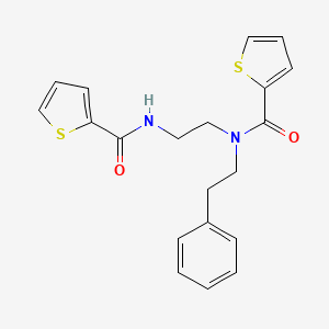 N-(2-phenylethyl)-N-{2-[(thiophen-2-ylcarbonyl)amino]ethyl}thiophene-2-carboxamide