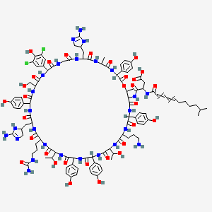 molecular formula C107H138CI2N26O31 B1148401 Enramycin A CAS No. 34438-27-2