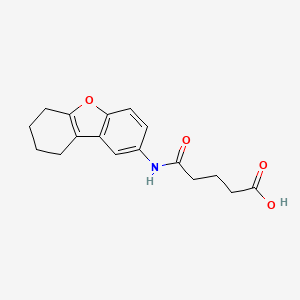 Pentanoic acid, 5-oxo-5-[(6,7,8,9-tetrahydrobenzo[b]benzofuran-2-yl)amino]-