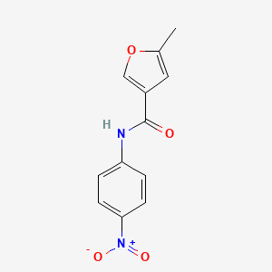 5-methyl-N-(4-nitrophenyl)furan-3-carboxamide