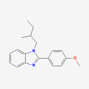 2-(4-methoxyphenyl)-1-(2-methylbutyl)-1H-benzimidazole