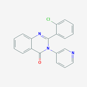 2-(2-chlorophenyl)-3-(pyridin-3-yl)quinazolin-4(3H)-one