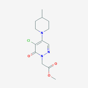 methyl [5-chloro-4-(4-methylpiperidin-1-yl)-6-oxopyridazin-1(6H)-yl]acetate