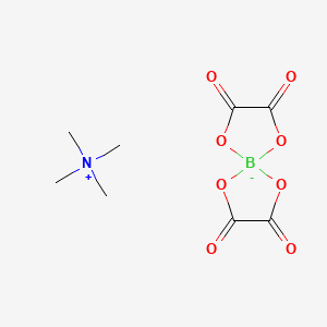 molecular formula C4H12N.C4BO8 B1148414 Tetramethylammonium bis(oxalato)borate CAS No. 125579-66-0