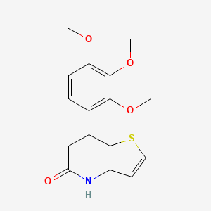 7-(2,3,4-trimethoxyphenyl)-6,7-dihydrothieno[3,2-b]pyridin-5(4H)-one