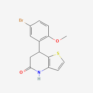 7-(5-bromo-2-methoxyphenyl)-6,7-dihydrothieno[3,2-b]pyridin-5(4H)-one