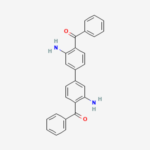 molecular formula C26H20N2O2 B11484282 (3,3'-Diaminobiphenyl-4,4'-diyl)bis(phenylmethanone) 