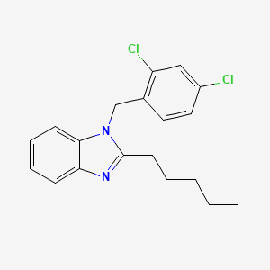 1-(2,4-dichlorobenzyl)-2-pentyl-1H-benzimidazole