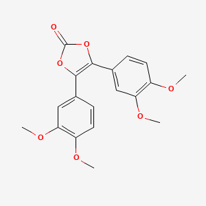 4,5-Bis(3,4-dimethoxyphenyl)-1,3-dioxol-2-one