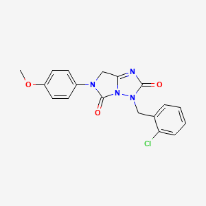 3-(2-chlorobenzyl)-6-(4-methoxyphenyl)-6,7-dihydro-3H-imidazo[1,5-b][1,2,4]triazole-2,5-dione