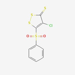 4-chloro-5-(phenylsulfonyl)-3H-1,2-dithiole-3-thione