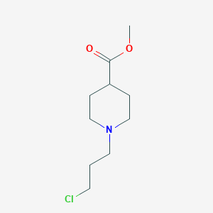 molecular formula C10H18ClNO2 B1148459 Methyl 1-(3-chloropropyl)piperidine-4-carboxylate CAS No. 1248045-82-0