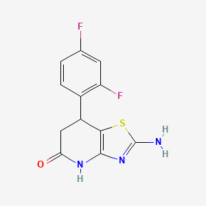 2-amino-7-(2,4-difluorophenyl)-6,7-dihydro[1,3]thiazolo[4,5-b]pyridin-5(4H)-one