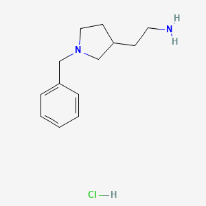 molecular formula C13H20N2 B1148477 2-(1-Benzylpyrrolidin-3-yl)ethanamine hydrochloride CAS No. 130927-84-3