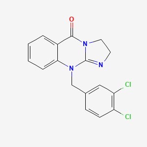 10-(3,4-dichlorobenzyl)-2,10-dihydroimidazo[2,1-b]quinazolin-5(3H)-one