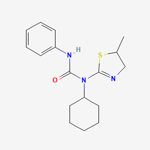 N-Cyclohexyl-N-(5-methyl-4,5-dihydro-1,3-thiazol-2-yl)-N'-phenylurea