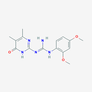 1-(2,4-Dimethoxyphenyl)-3-(4,5-dimethyl-6-oxo-1,6-dihydropyrimidin-2-yl)guanidine