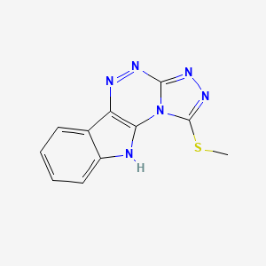 3-methylsulfanyl-2,4,5,7,8,16-hexazatetracyclo[7.7.0.02,6.010,15]hexadeca-1(9),3,5,7,10,12,14-heptaene