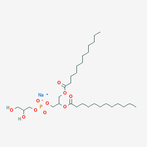 molecular formula C30H58NaO10P B1148514 1,2-二月桂酰-sn-甘油-3-磷酸甘油酯 CAS No. 73548-69-3