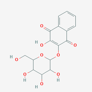 3-Hydroxy-1,4-dioxo-1,4-dihydronaphthalen-2-yl hexopyranoside