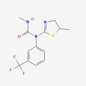 3-Methyl-1-(5-methyl-4,5-dihydro-1,3-thiazol-2-yl)-1-[3-(trifluoromethyl)phenyl]urea