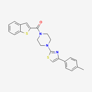 1-Benzothiophen-2-yl{4-[4-(4-methylphenyl)-1,3-thiazol-2-yl]piperazin-1-yl}methanone