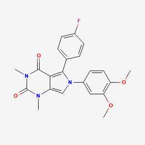 6-(3,4-dimethoxyphenyl)-5-(4-fluorophenyl)-1,3-dimethyl-1H-pyrrolo[3,4-d]pyrimidine-2,4(3H,6H)-dione