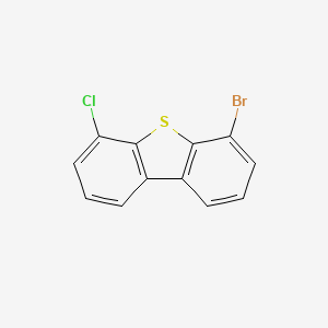 molecular formula C12H6BrClS B1148549 4-Chloro-6-bromodibenzothiophene CAS No. 1332939-29-3