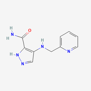 1H-Pyrazole-5-carboxamide, 4-[(2-pyridinylmethyl)amino]-