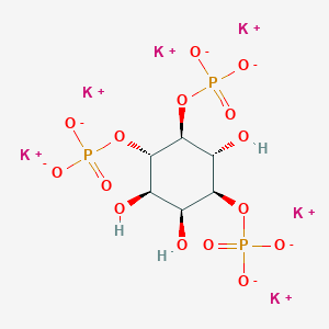 molecular formula C6H9K6O15P3 B1148567 L-myo-Inositol 1,4,5-Trisphosphate, Hexapotassium Salt CAS No. 129828-71-3