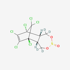 molecular formula C9H6Cl6O3S B1148568 Endosulfan-I-D4 CAS No. 203716-99-8